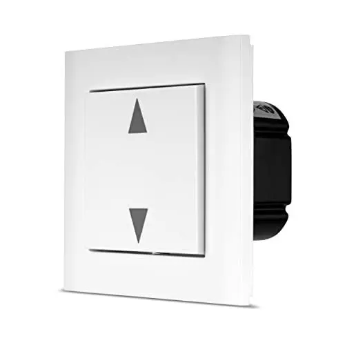 Produktbild: REV Link2Home, WLAN Rollladenschalter + Rahmen, App- u. Sprachsteuerung, weiss