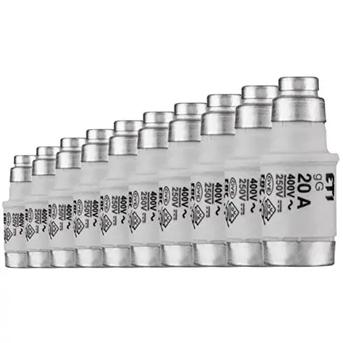 Produktbild: REV Neozed, Sicherung D02/E18 20A -10 Stück, 250VDC / 400VAC, grau