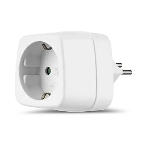 Produktbild: REV 0531877555 Übergangsstecker, Reiseadapter - Reisestecker CH-DE, max 10A, 230VAC, Weiss