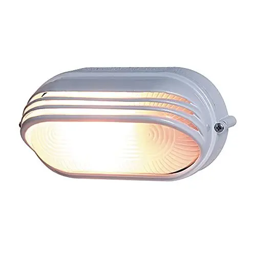 Produktbild: REV Ovalleuchte, Wandlampe Deckenlampe oval, bis 60 Watt, IP44, E27, weiß