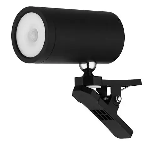 Produktbild: REV LED Wandleuchte - Wandlampe mit Akku & Bewegungsmelder, 180lm, kabellos, dimmbar, 360° drehbar. Wegeleuchte zum Mitnehmen - ideal für Camping, Garage & Keller, IP54, schwarz