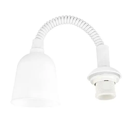 Produktbild: REV Lampenaufhängung – Zugpendel für Deckenleuchte, ausziehbar 50-130cm, max. 5kg, 60W (E27), 230V – weiß