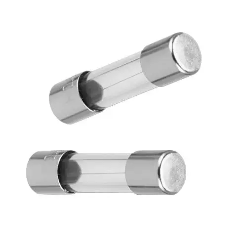 Produktbild: REV Sicherung KFZ - Feinsicherung träge, 0,5A Glassicherung, 2 Stück, 5 x 20mm, Schmelzsicherung silber