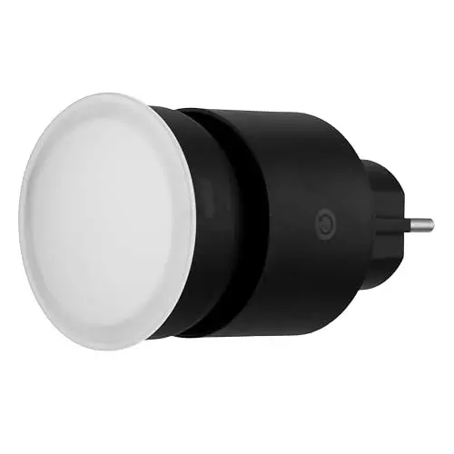 Produktbild: REV Steckdosenlampe - 4-stufig dimmbar, 10W, 850lm, 3000K, Steckdosenlicht zum Einstecken in Steckdosen, Verlängerungskabel & Mehrfachsteckdosen, anthrazit