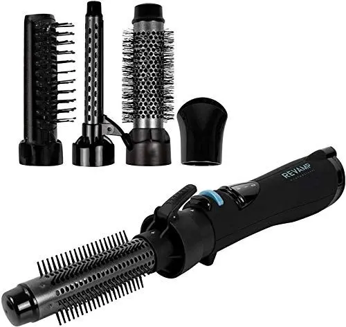 Produktbild: Rewamp Progloss Airstyle Erhitzt Runden Keramik Ion Anhänge Heiß mit Progloss Öle Satz