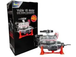 Produktbild: Revell 00460 Visible V-8 Engine Model Malerei Level 5-Komplexer Bausatz für erfahrene Modellbauer. Setzt fundierte Kenntnisse und Fähigkeiten voraus, rot, Mittel