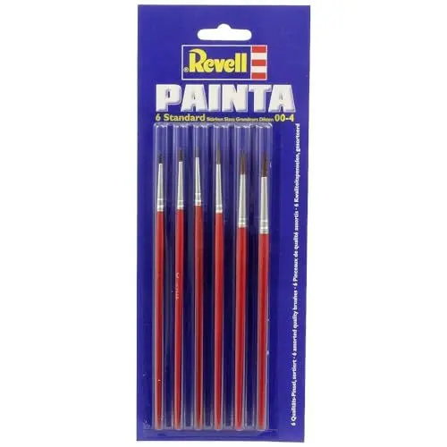 Produktbild: Revell 29621 - Pinselpalette Standard, 6 Stück