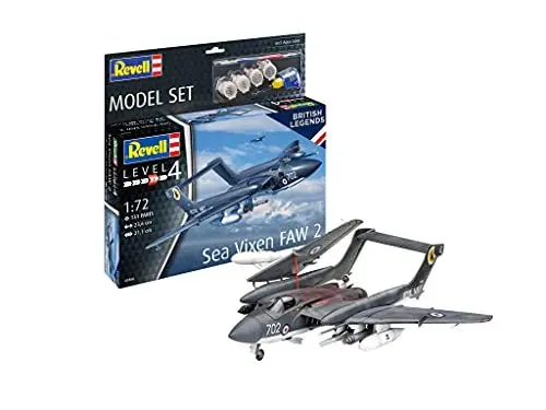 Produktbild: Revell 63866 Sea Vixen FAW 2 70th Anniversary Model Set 1:72 Scale 63866-Sea Modellset