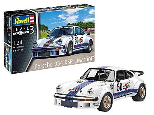Produktbild: Revell 07685 Porsche 934 RSR Martini Automodell Bausatz 1:24