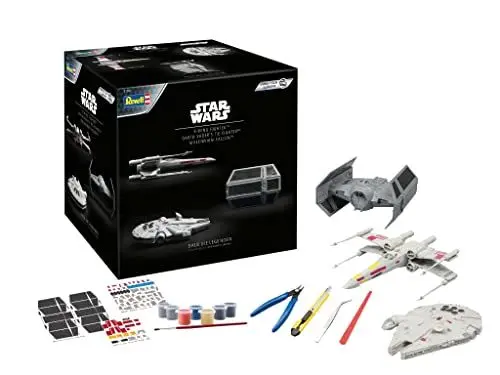 Produktbild: Revell Adventskalender Star Wars 2022 I Adventskalender zum Basteln I Star Wars Adventskalender I Adventskalender für Jungen, Mädchen & Erwachsene ab 10 Jahren I Geschenk zu Weihnachten