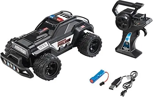 Produktbild: Revell Highway Police Schwarz RC Modellauto Elektro Einsatzfahrzeug RTR 2,4 GHz