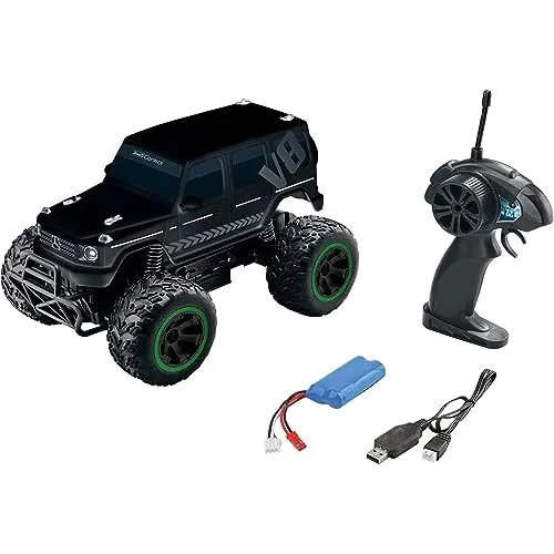 Produktbild: Revell Control 24463 RC Car Mercedes-Benz G-Klasse Off Road Fahrzeug, 2.4 GHz, Li-Ion-Akku, Metallgetriebe, Spritzwassergeschützt, 28cm ferngesteuertes Auto