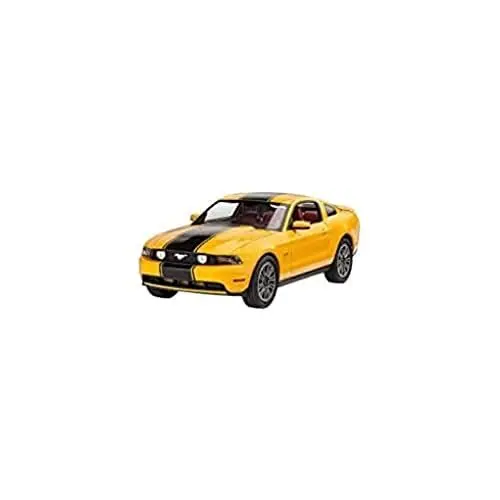 Produktbild: Revell Ford Scale Model Kit Modellbausatz 07046 „2010 Mustang GT“, Auto im Maßstab 1:25 Level 3, originalgetreue Nachbildung mit vielen Details, Multicolour