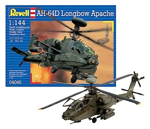 Produktbild: Revell Modellbausatz 04046 - AH-64D Longbow Apache im Maßstab 1:144