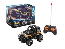 Produktbild: Revell 23492 RC Car SUV Jeep Wrangler QUARTER BACK Ferngesteuertes Auto, Schwarz/Orange, 14 cm
