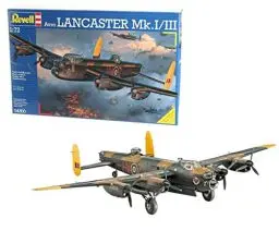 Produktbild: Revell REV-04300 Flugzeugbomber Avro Lancaster Mk.I/III, Flugzeugmodellbausatz, 10 Jahre to 99 Jahre , 1:72, 29,5 cm/42,8cm Royal Air Force (RAF) Modelmaking, unlackiert
