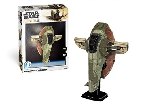 Produktbild: Revell The Mandalorian Kartonmodellbausatz I Detailgetreuer Modelbausatz des Boba FETT'S Starfighter I für Jung und Alt I 130 Teile I für Star Wars Fans I Ideale Geschenkidee für jeden Anlass