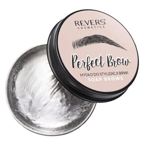 Produktbild: REVERS COSMETICS Perfect Brow Augenbrauenseife, formt und fixiert die Augenbrauen, Laminiereffekt, schnelltrocknend, hinterlässt keine Rückstände, langanhaltende Formel, parfümiert, transparent 20g