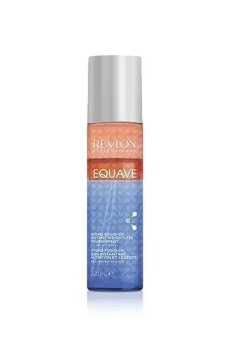 Produktbild: REVLON PROFESSIONAL EQUAVE Hydro Fusio-Oil, 200 ml, 3-Phasen Leave in Conditioner, schwerelose Pflege für Haar und Körper, Feuchtigkeit & Geschmeidigkeit für Haut und Haare, vegan