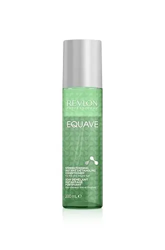 Produktbild: REVLON PROFESSIONAL EQUAVE Strengthening Instant Detangling Conditioner, 200 ml, entwirrender Leave in Sprühconditioner für feines & brüchiges Haar, 2-Phasen Haarpflege mit Hitzeschutz