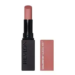 Produktbild: Revlon ColorStay Suede Ink Lipstick, deckender Lippenstift, langanhaltend, nicht übertragbare Formel, angereichert mit Vitamin E, wasserfest, 001 Gut Instinct, 2,55 g