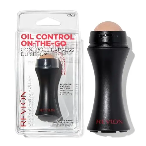 Produktbild: Revlon Volcanic Roller, Gesichtsroller mit vulkanischem Stein, mattierend, sofort und wiederverwendbar, absorbiert Talg auch direkt auf dem Make-up
