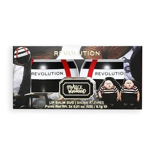 Produktbild: Revolution Beauty, Disney's Alice in Wonderland x Revolution Fat Boys Lippenbalsame, Halloween Lippen Make-up, Vegan & Tierfreundlich