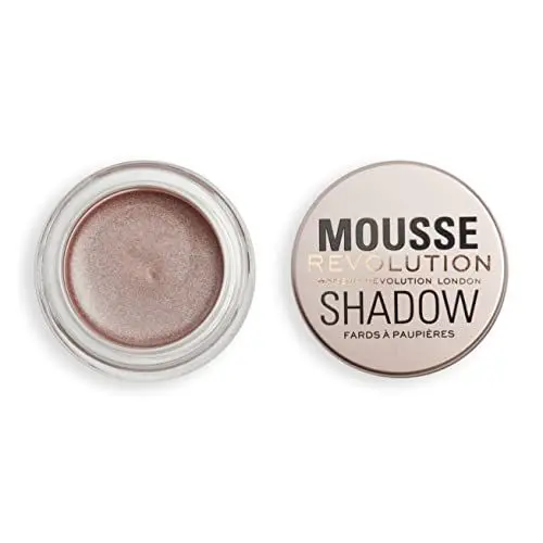 Produktbild: Revolution Beauty London Mousse Shadow, cremige Farbe für Wangen & Augen, aufgeschlagene, leichte Formel, Creme-zu-Pulver, Rose Gold, 4g