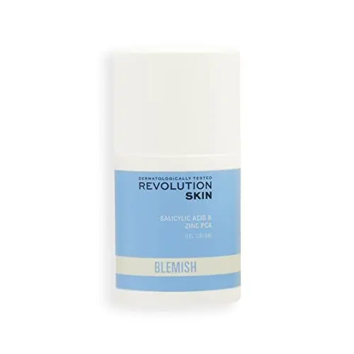 Produktbild: Revolution Skincare Salicylsäure- und Zink-PCA-Gelcreme, feuchtigkeitsspendende und leichte Gelformel, feuchtigkeitsreich und bekämpft Hautunreinheiten, 50 ml