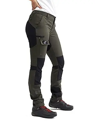 Produktbild: RevolutionRace Damen Nordwand Pants, Hose zum Wandern und für viele Outdoor-Aktivitäten, Mossgrey, L
