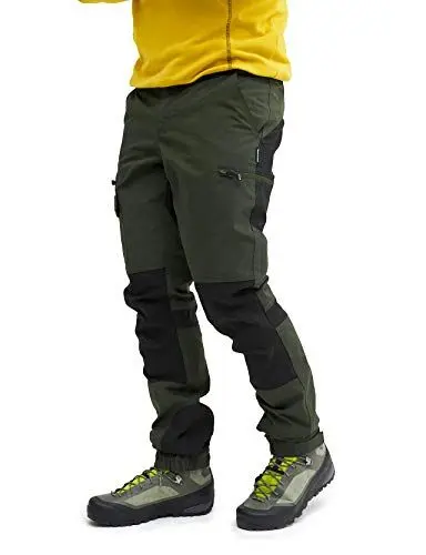 Produktbild: RevolutionRace Herren Nordwand Pants, Hose zum Wandern und für viele Outdoor-Aktivitäten, Forest Green, XL