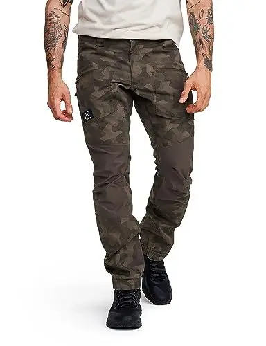 Produktbild: RevolutionRace Herren Nordwand Pro Pants, Hose zum Wandern und für viele Outdoor-Aktivitäten, Earth Camo, L