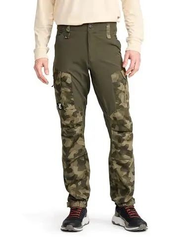 Produktbild: RevolutionRace Herren RVRC GP Pants, Hose zum Wandern und für viele Outdoor-Aktivitäten, Forest Camo, L