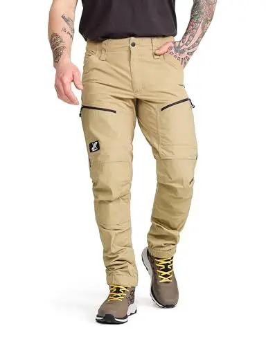 Produktbild: RevolutionRace Herren RVRC GP Pro Pants, Hose zum Wandern und für viele Outdoor-Aktivitäten, Khaki, XL