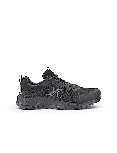 Produktbild: RevolutionRace Herren Trailknit Waterproof Hiking Shoes, Wasserdicht Wanderschuhe Herren für alle Outdoor-Aktivitäten, Black, 43