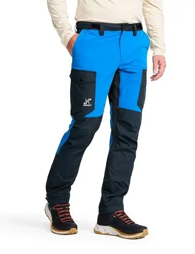Produktbild: RevolutionRace Rambler Lightweight Pro Pants für Herren, Leichte Outdoor-Hose und Wanderhose für Herren, Imperial Blue/Blueberry, M