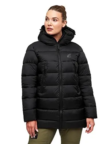 Produktbild: RevolutionRace Warme und Bequeme Mongoose Jacke für Damen, isolierte Jacke für alle Outdoor-Aktivitäten, Black, XS