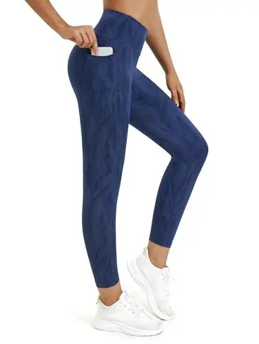 Produktbild: Rexspek Sport Leggings Damen mit Tasche,Blickdicht Leggings Damen Sporthose Jogginghose Damen High Waist Leggins Fitnesshose XL