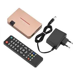 Produktbild: RF zu HDMI Alle Standard-Konverter Analoger TV-Empfänger-Adapter Alle Standard-Videokonverter Fernbedienung 100–240 V USS mit für Projektoren Multimedia Unterricht (EU-Stecker)
