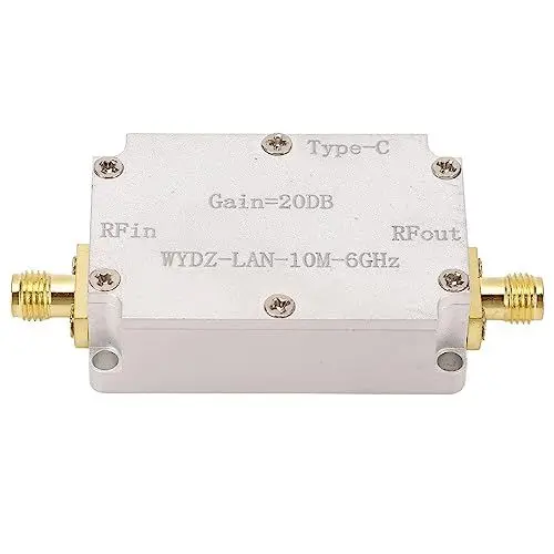 Produktbild: RF-Breitbandverstärker, Rauscharmer Verstärker, 10 M Bis 6 GHz, 20 DB Verstärkung, LNA-RF-Signal Treibt Empfänger für UKW-Radio an