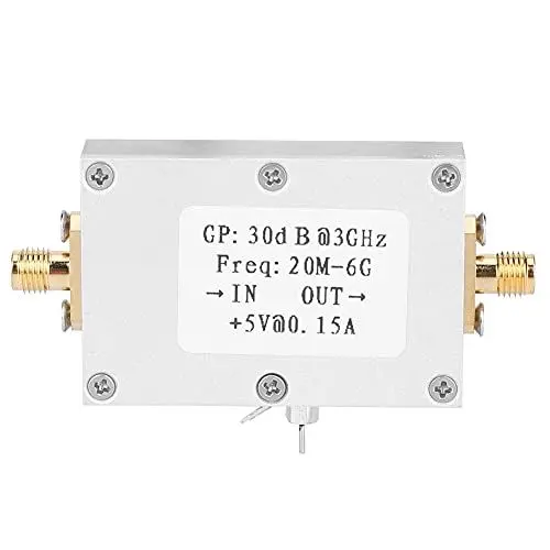 Produktbild: RF-Verstärker, Rauscharme Breitbandverstärkung, 30 DB, LNA, 20 M – 6 G, Rauscharme, Breite, Breitbandige Elektrische Komponenten