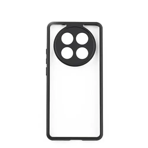 Produktbild: Rfvzubemok Kompatibel mit Vivo X100 Ultra 5G V2366GA V2366HA Hüllen,(TPU+PC Backplane) 2 in 1 Transluzente Handyhülle Black