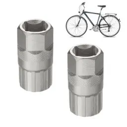 Produktbild: RFYTDCF 2 Stück Fahrrad Kassette Werkzeug, Zahnkranzabzieher Reparatur Werkzeug Kassettenabzieher Zubehör Tool Ritzelabzieher Schraubkranz Abzieher für 6 7 8 9 10 11 Gänge Freilauf