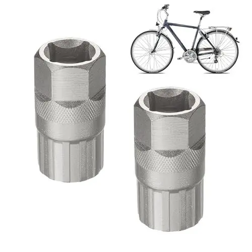 Produktbild: RFYTDCF 2 Stück Fahrrad Kassette Werkzeug, Zahnkranzabzieher Reparatur Werkzeug Kassettenabzieher Zubehör Tool Ritzelabzieher Schraubkranz Abzieher für 6 7 8 9 10 11 Gänge Freilauf