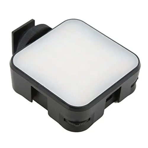 Produktbild: RGB Videoleuchte, Tragbare LED-Kameraleuchten 360 ° Vollfarbe 2500-9000 K Fotoleuchte 2000 MAh Wiederaufladbar mit 3 Kaltschuhhalterungen für Fotografie, Videokonferenzen