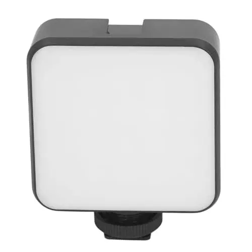 Produktbild: RGB Videoleuchte, RGB LED Videoleuchte mit 3 Kaltschuhhalterungen, 2500 K Bis 9000 K, 1200 MAh Wiederaufladbar, Tragbares 360 Grad Vollfarb Fotolicht, für Live-Übertragung,