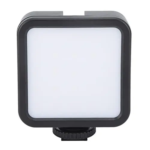 Produktbild: Tragbare Fotobeleuchtung, Vollfarbige RGB-Videoleuchten, 1200 MAh, 3 Kaltschuh-ABS, Dimmbar, CRI 95, für Live-Übertragung