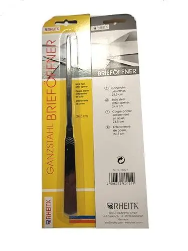 Produktbild: Rheita 8012-1 Brieföffner, silber, ca. 25 cm lang