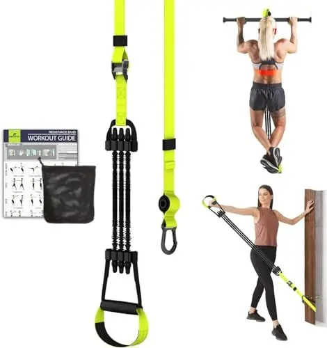 Produktbild: RHINOSPORT Pull-Up Fitnessbänder Klimmzugband Pull Up Assist Bands Pull Up Klimmzughilfe Klimmzugbänder Widerstandsbänder