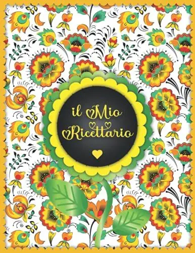 Produktbild: Ricettario Da Scrivere: Quaderno Ricette Da Scrivere Per 100 Ricetta Contiene Sommario